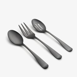 Alternative view of Lenox Everyday Flatware Rhiannon Black Satin 45-Piece Flatware Set