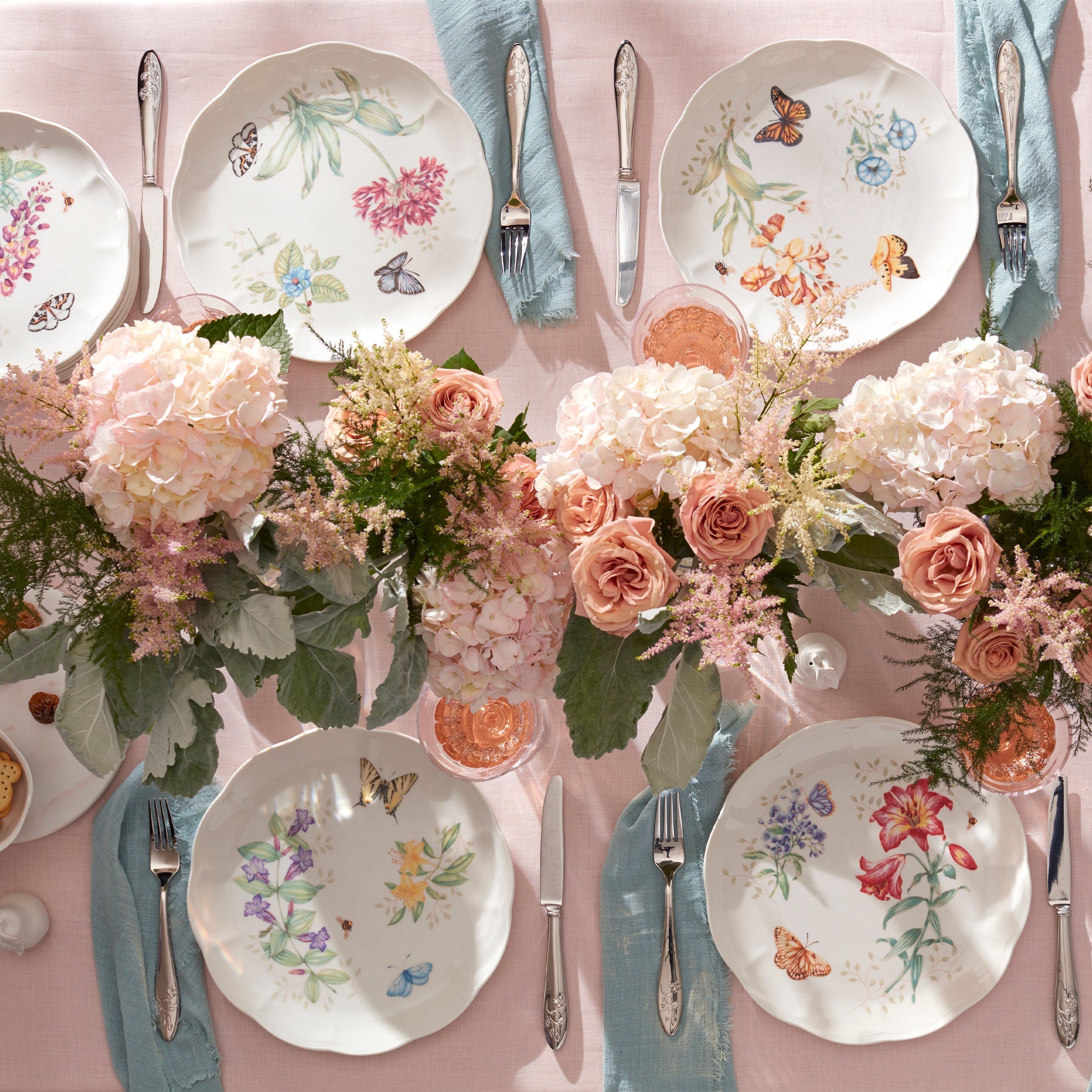 Lenox Everyday Flatware Butterfly Meadow 18-Piece Dinnerware Set - Image 2