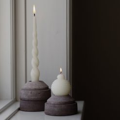 Alternative view of Lenox Everyday Flatware Hoff Raw Grey Candleholder