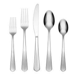Lenox Everyday Flatware Raiden 40-Piece Flatware Set with Caddy