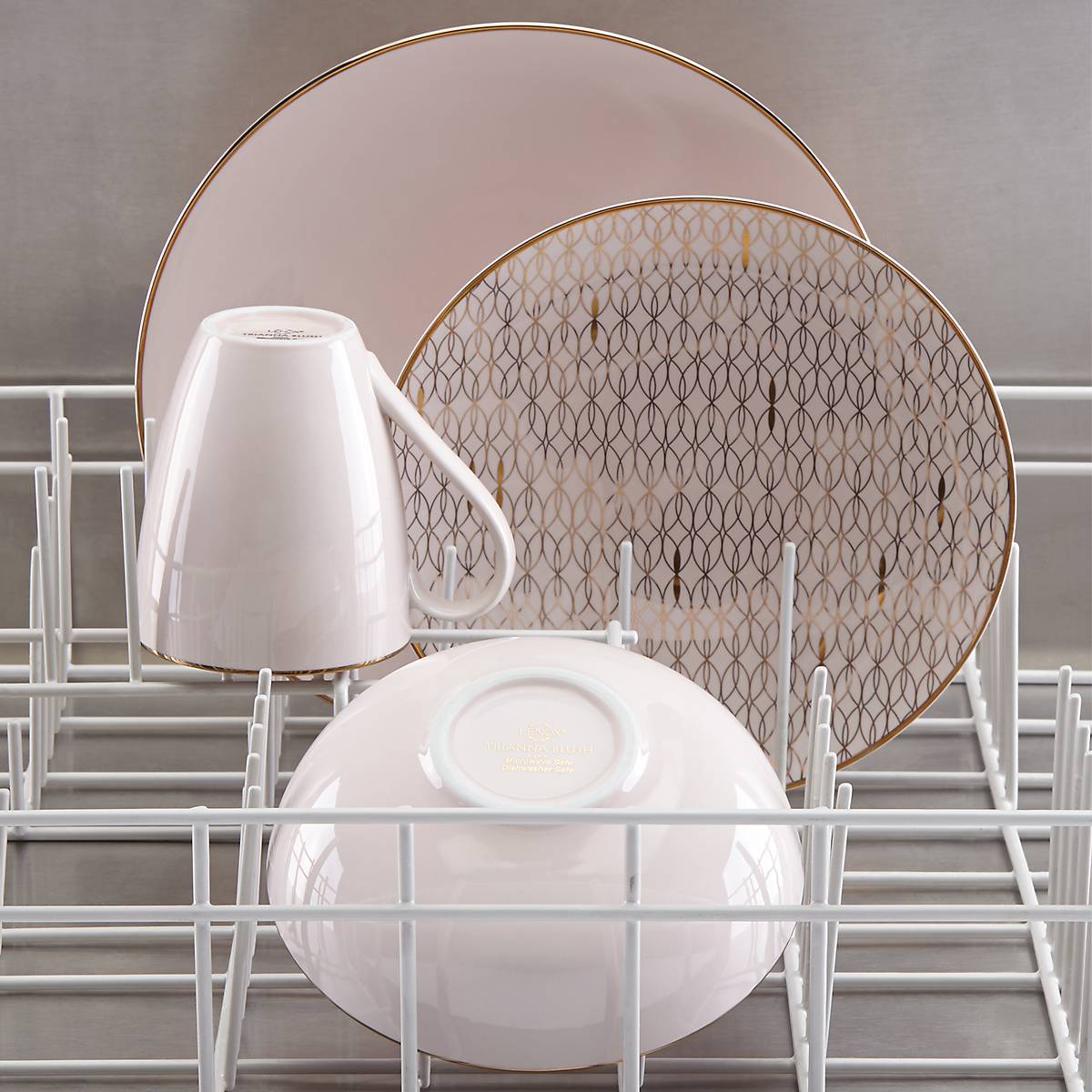 Lenox Everyday Flatware Trianna Blush 12-Piece Dinnerware Set - Image 9