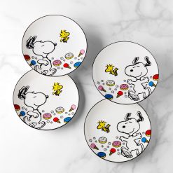 Lenox Everyday Flatware Chef Snoopy Accent Plates, Set of 4