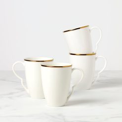 Lenox Everyday Flatware Contempo Luxe Mugs, Set of 4