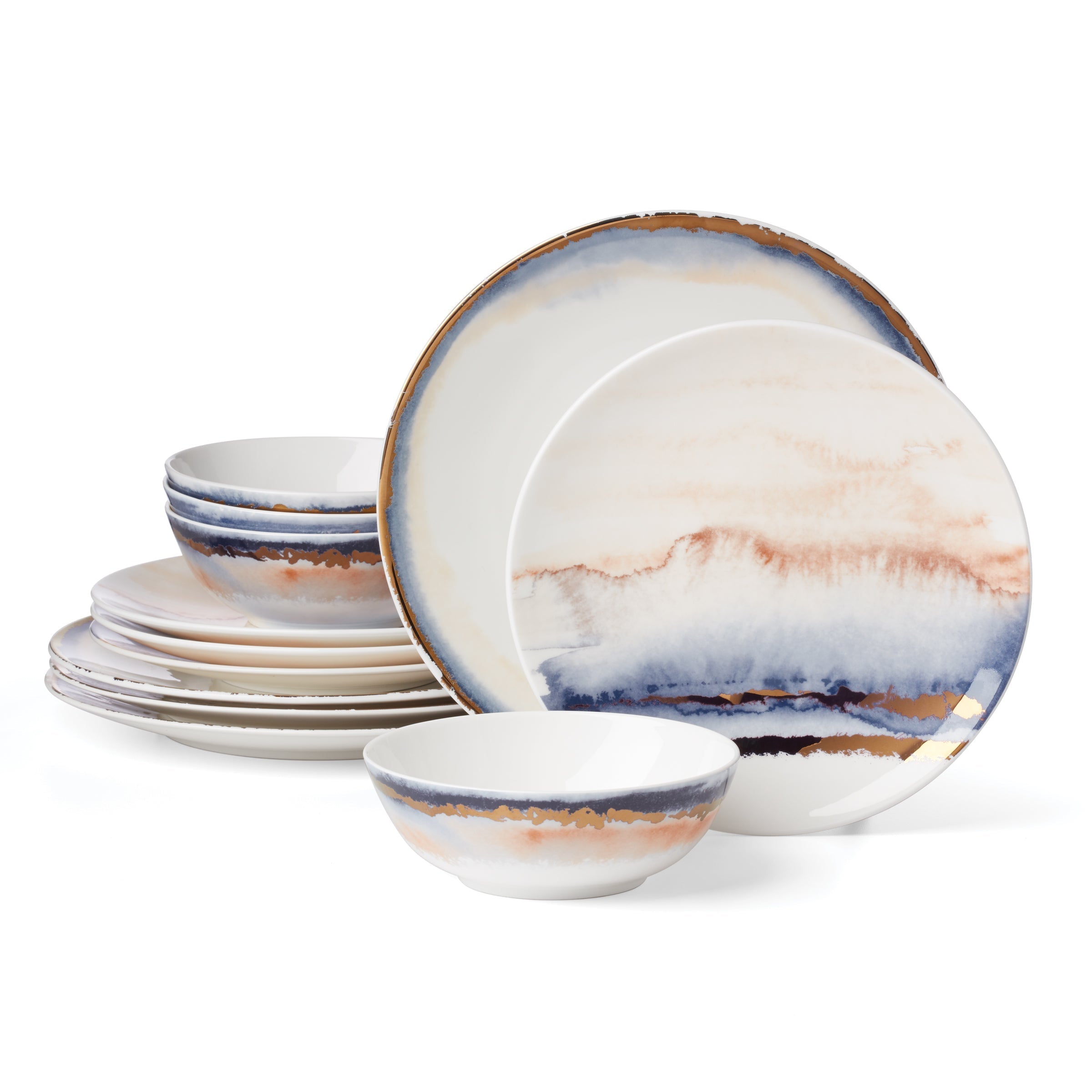 Lenox Everyday Flatware Summer Radiance 12-Piece Dinnerware Set
