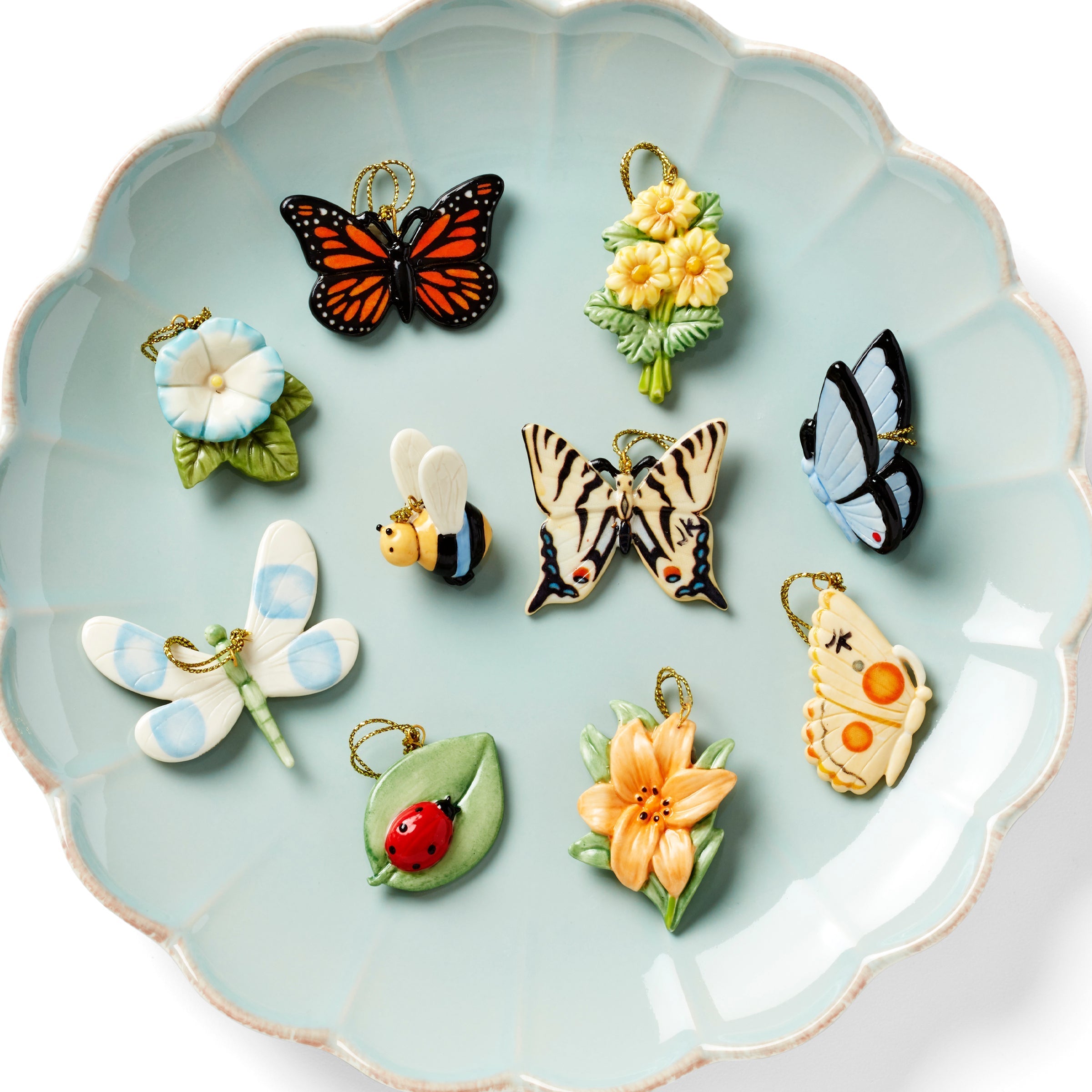 Lenox Everyday Flatware Butterfly Meadow 10-Piece Mini Ornament Set - Image 4