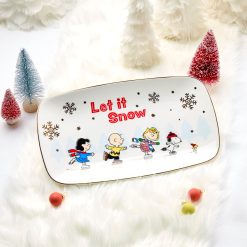 Alternative view of Lenox Everyday Flatware Snoopy Skating Hors d'Oeuvres Tray