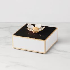 Lenox Everyday Flatware Make It Pop Black & White Floral Box