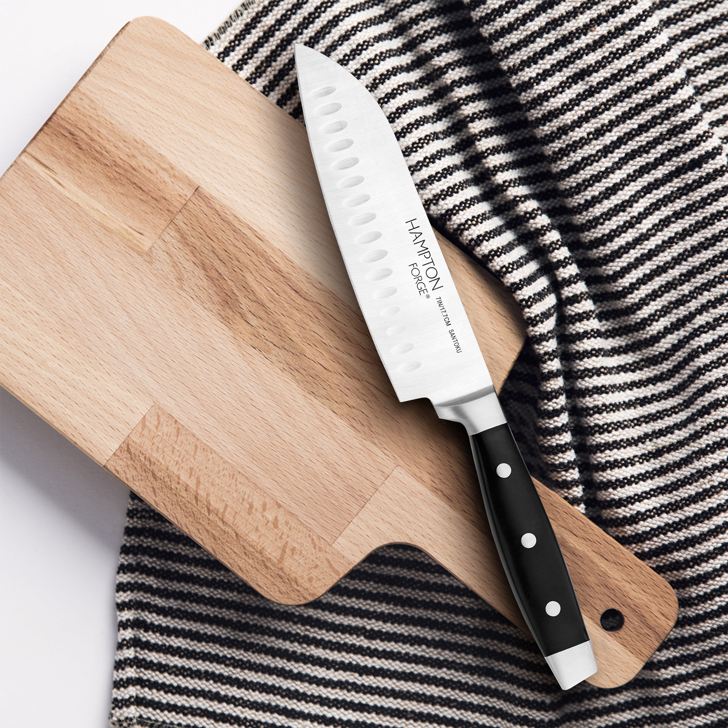 Lenox Everyday Flatware Continental 7 Santoku Knife with Blade Guard - Image 2