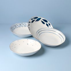 Lenox Everyday Flatware Blue Bay Dinner Bowls, Set of 4