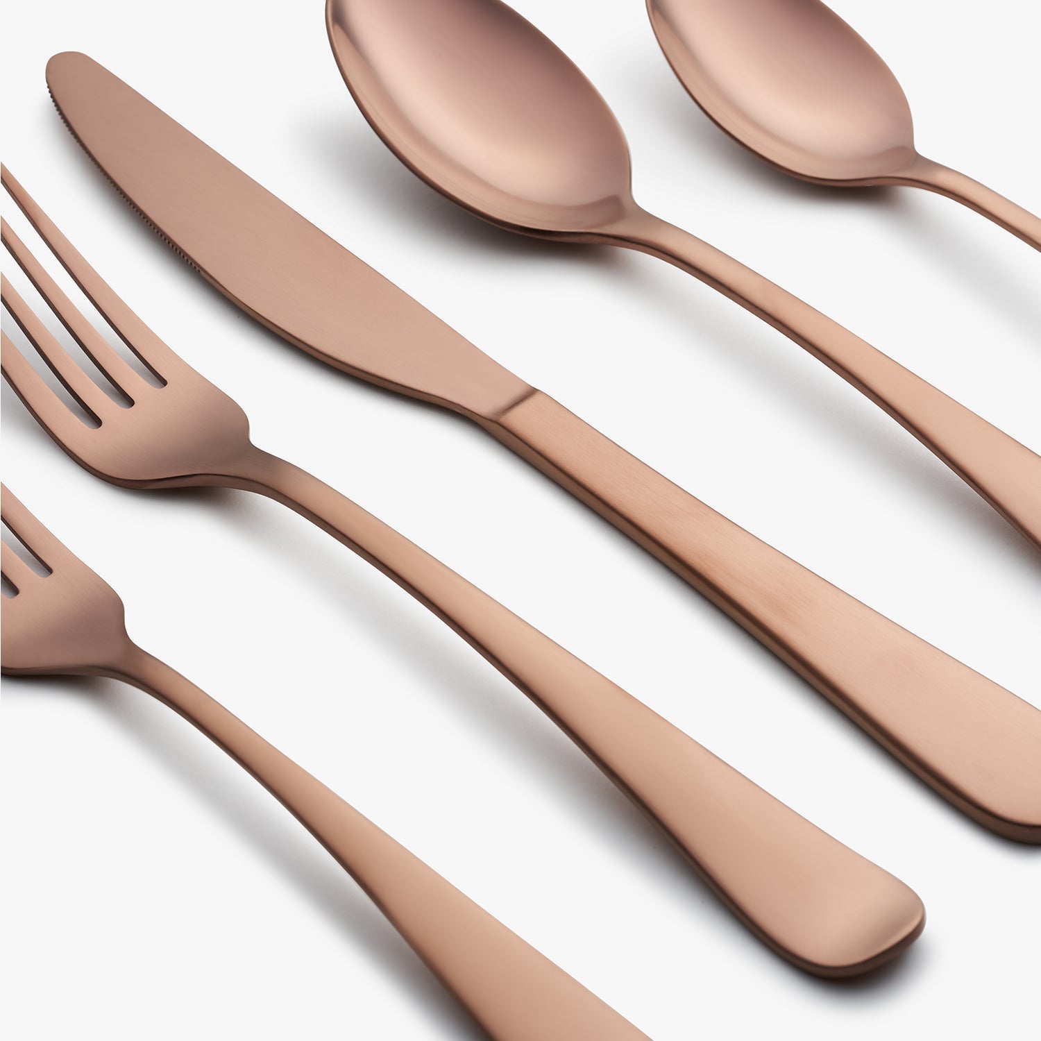 Lenox Everyday Flatware Rhiannon Copper Satin 20-Piece Flatware Set - Image 3