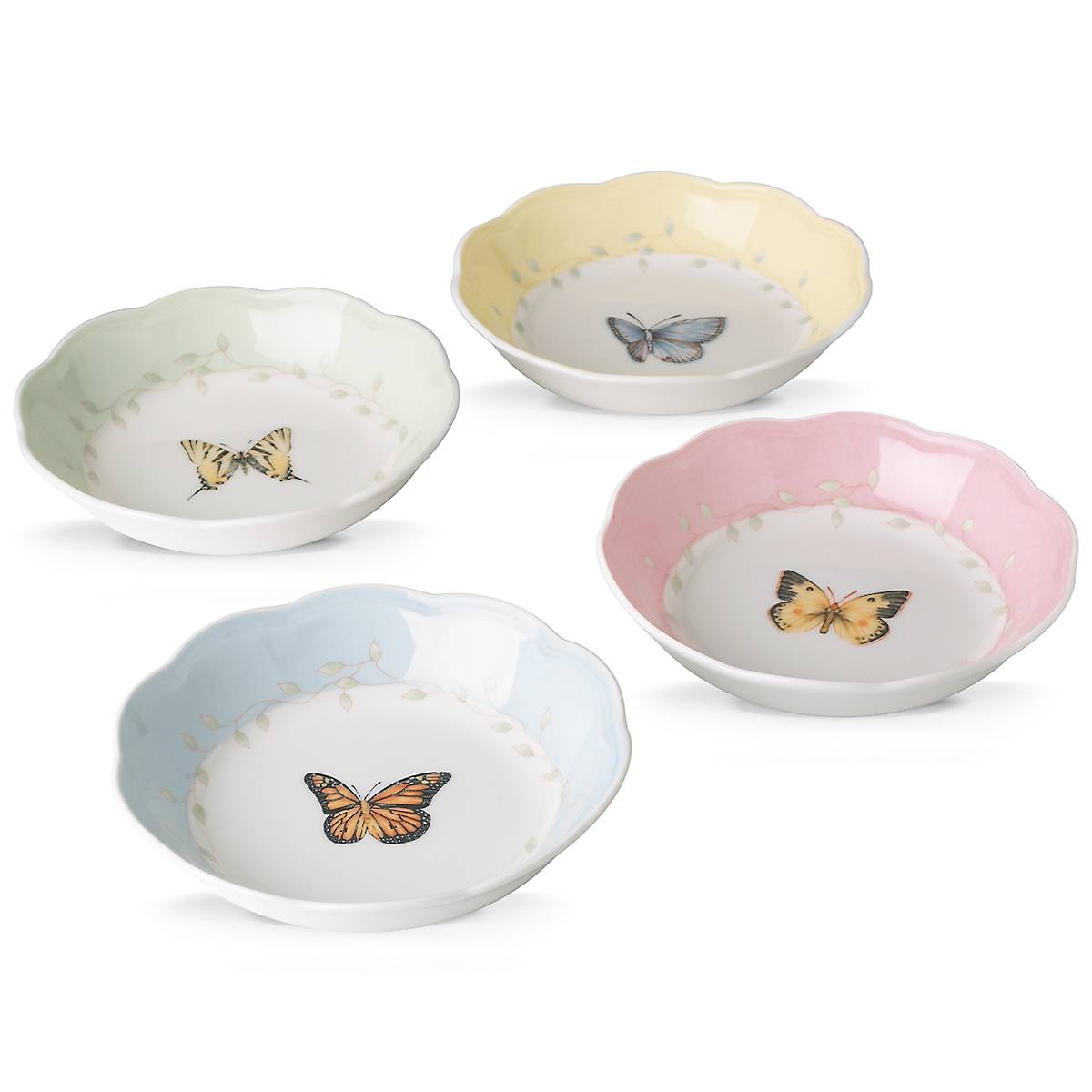 Lenox Everyday Flatware Butterfly Meadow Fruit Bowls, Set 4 - Image 4