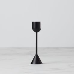 Lenox Everyday Flatware Onyx Brass Tall Taper Candle Holder