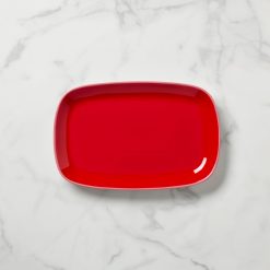 Lenox Everyday Flatware Make It Pop Red Platter