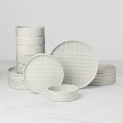Lenox Everyday Flatware Modulus Vapor 18-Piece Dinnerware Set