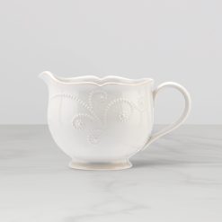 Lenox Everyday Flatware French Perle White Gravy Boat