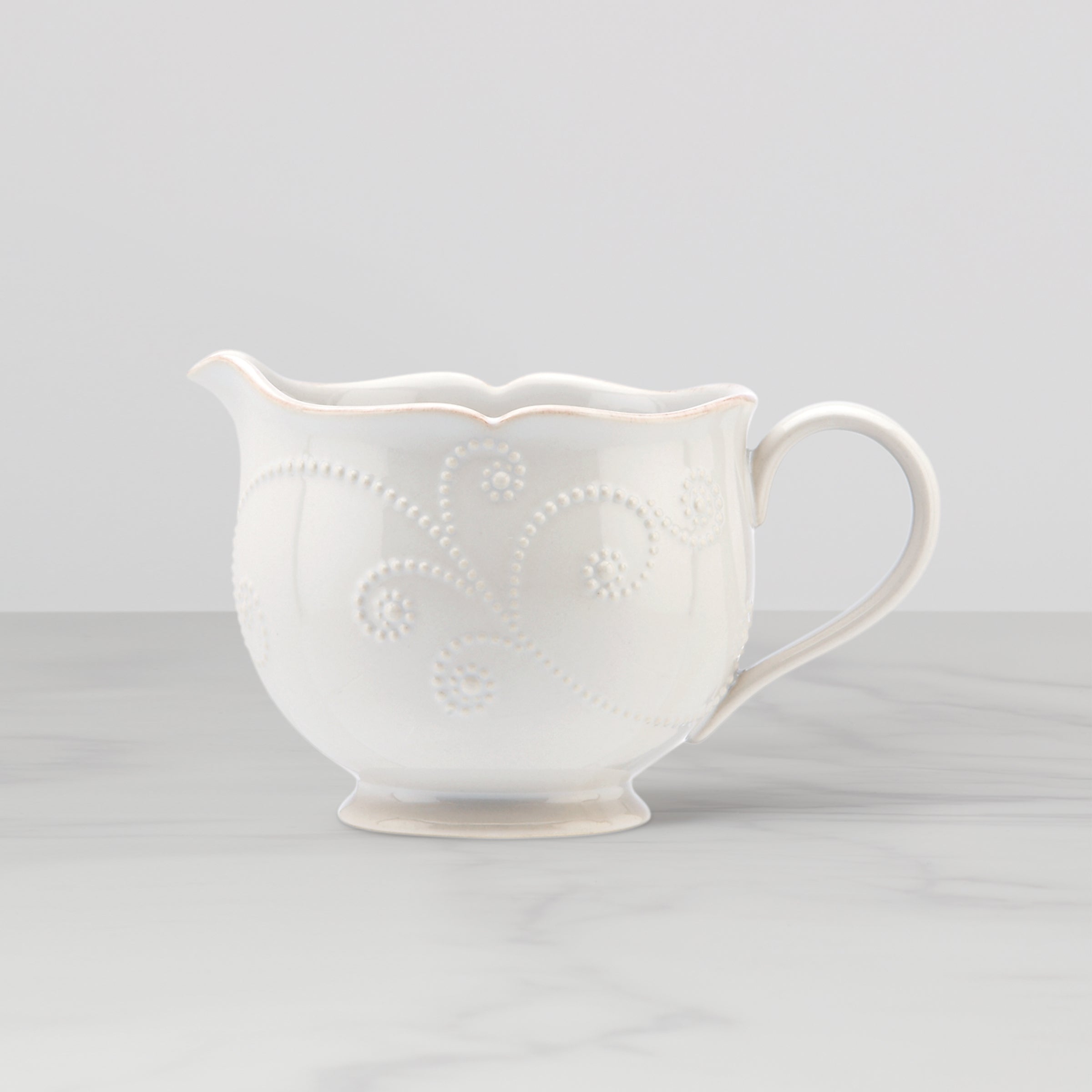 Lenox Everyday Flatware French Perle White Gravy Boat