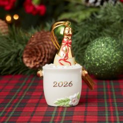 Alternative view of Lenox Everyday Flatware 2026 Champagne Bucket Ornament