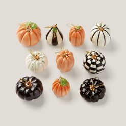 Lenox Everyday Flatware Pumpkin 10-Piece Mini Ornament Set