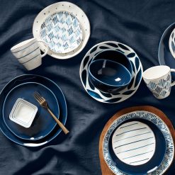 Alternative view of Lenox Everyday Flatware Bay Colors Blue All-Purpose Bowls, Set of 4