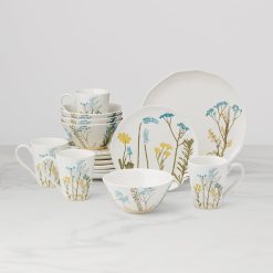 Lenox Everyday Flatware Wildflowers 16-Piece Dinnerware Set