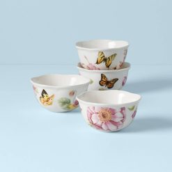 Lenox Everyday Flatware Butterfly Meadow Bloom 4-Piece Bowl Set