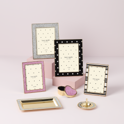Alternative view of Lenox Everyday Flatware Sitting Pretty Dot 5x7 Photo Frame