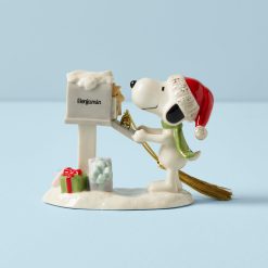 Lenox Everyday Flatware Personalized Snoopy's Letter to Santa Ornament