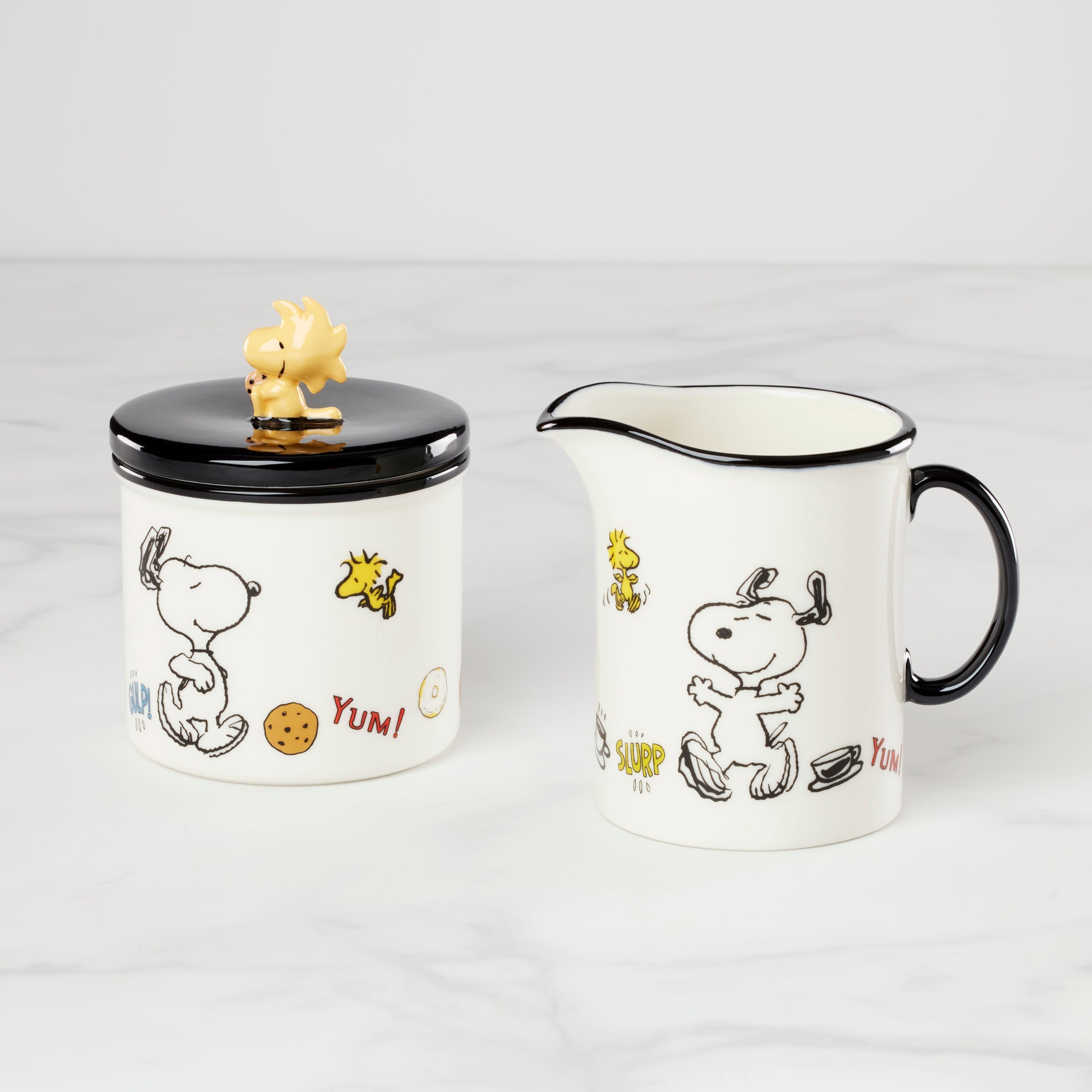 Lenox Everyday Flatware Chef Snoopy Sugar & Creamer 2-Piece Set - Image 2