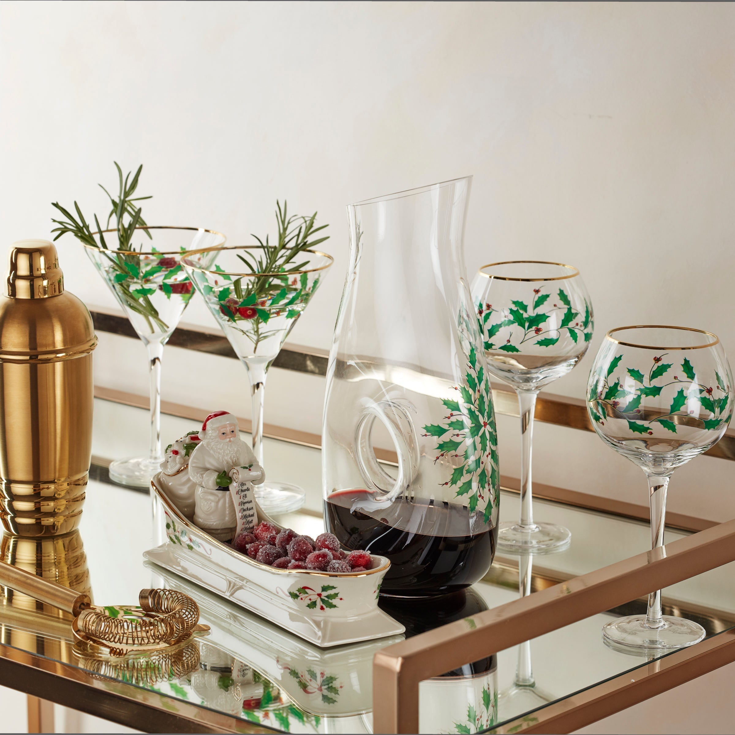 Lenox Everyday Flatware Holiday Pierced Decanter - Image 3