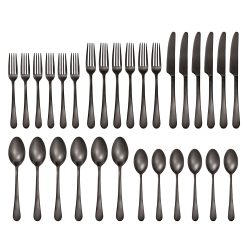Alternative view of Lenox Everyday Flatware Mirabella Gunmetal Satin 30-Piece Flatware Set