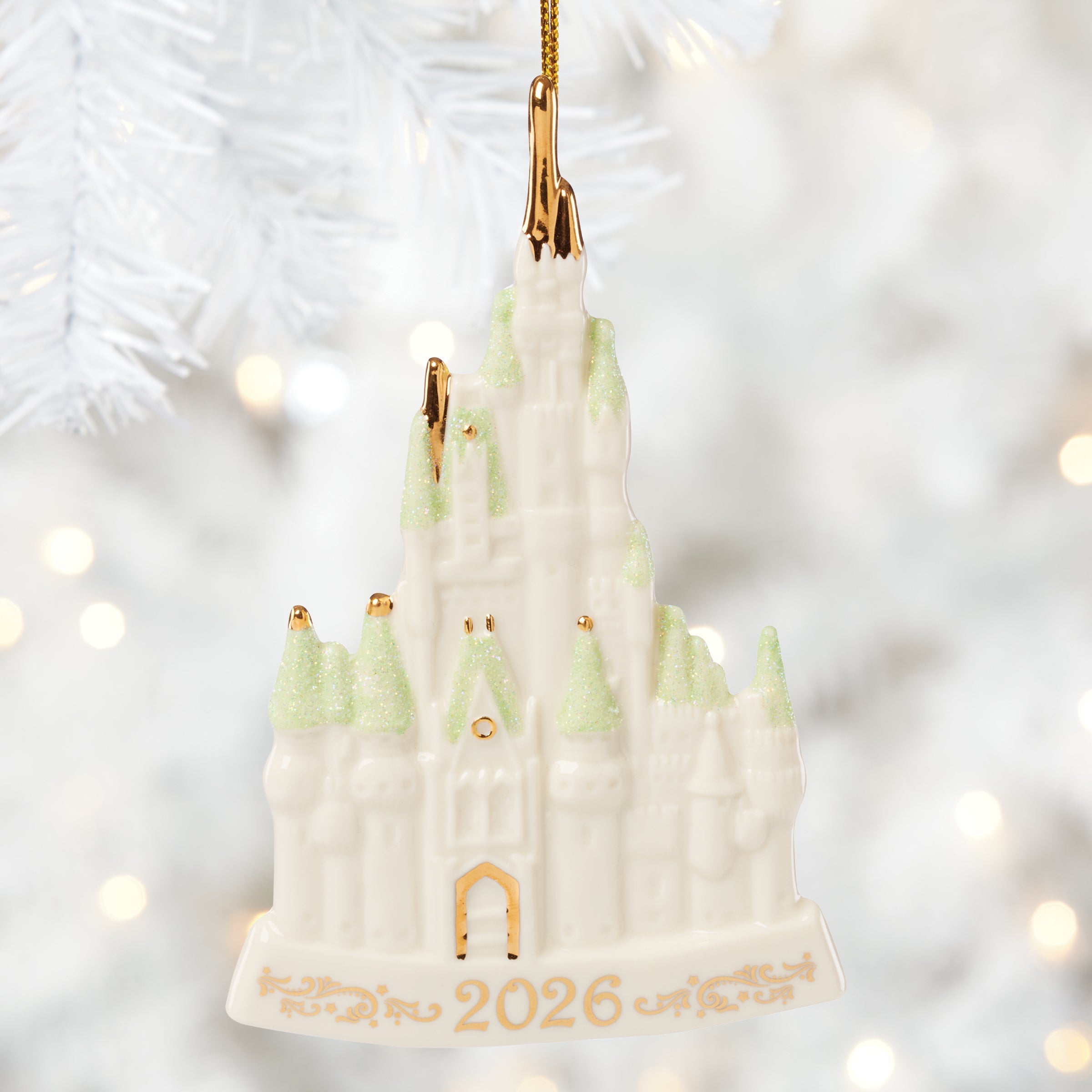 Lenox Everyday Flatware 2026 Cinderella Castle Porcelain Ornament - Image 2