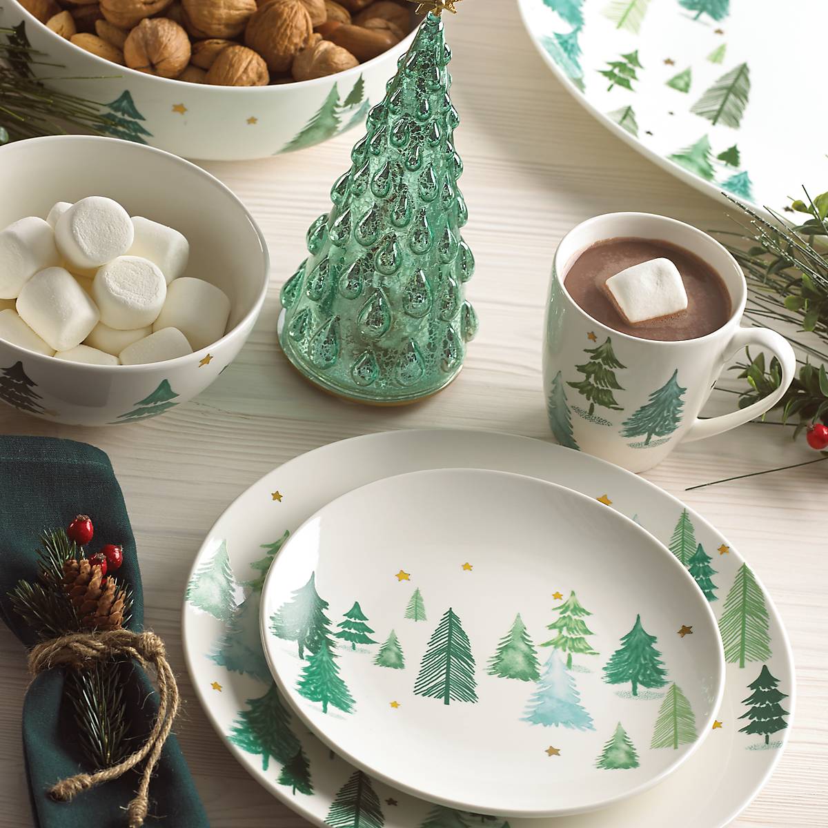 Lenox Everyday Flatware Balsam Lane Dinner Plates, Set of 4 - Image 3