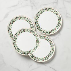 Lenox Everyday Flatware Evergreen Dinner Plates, Set of 4