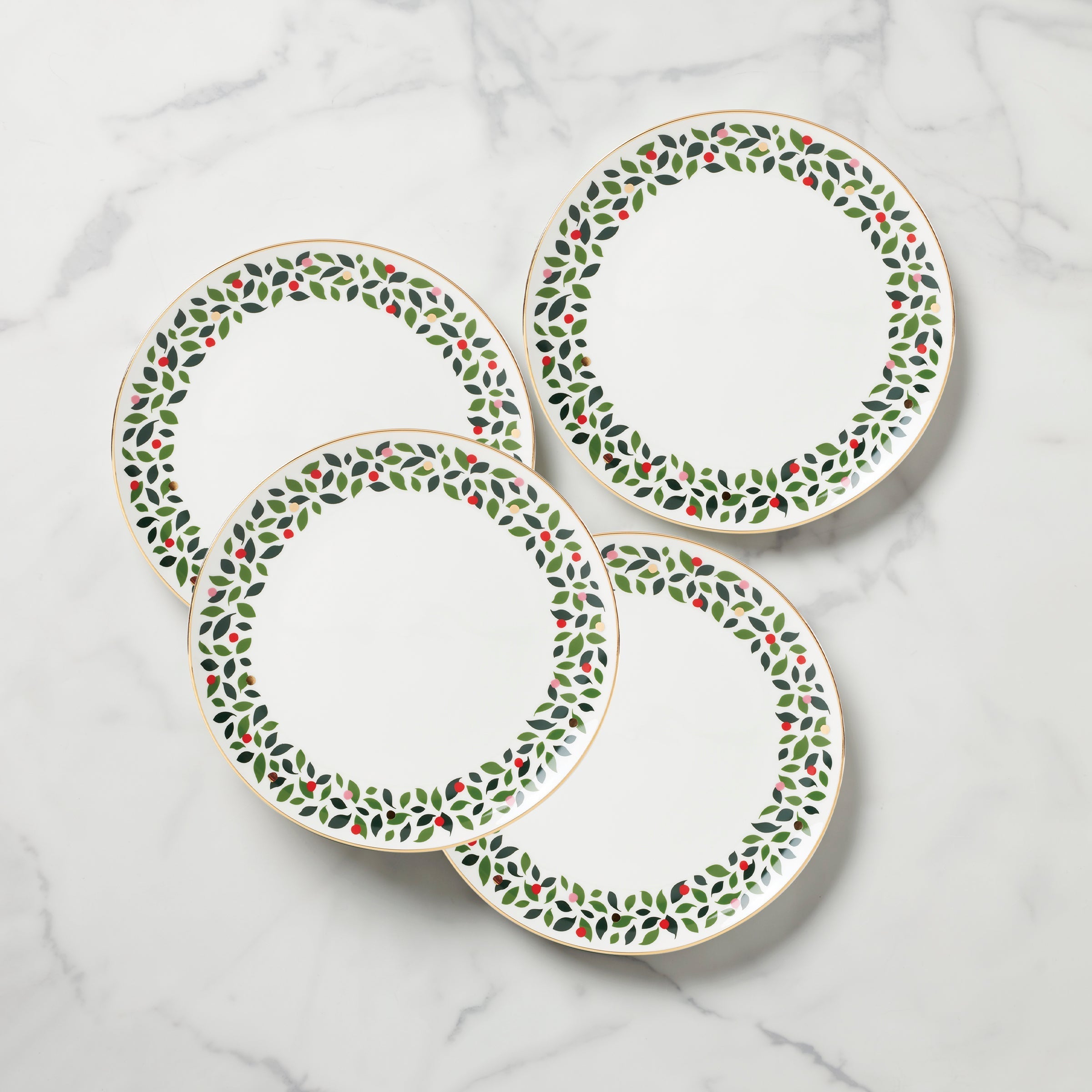 Lenox Everyday Flatware Evergreen Dinner Plates, Set of 4