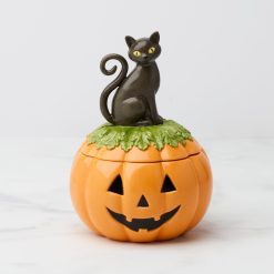 Lenox Everyday Flatware Haunted Halloween Covered Candy Jar