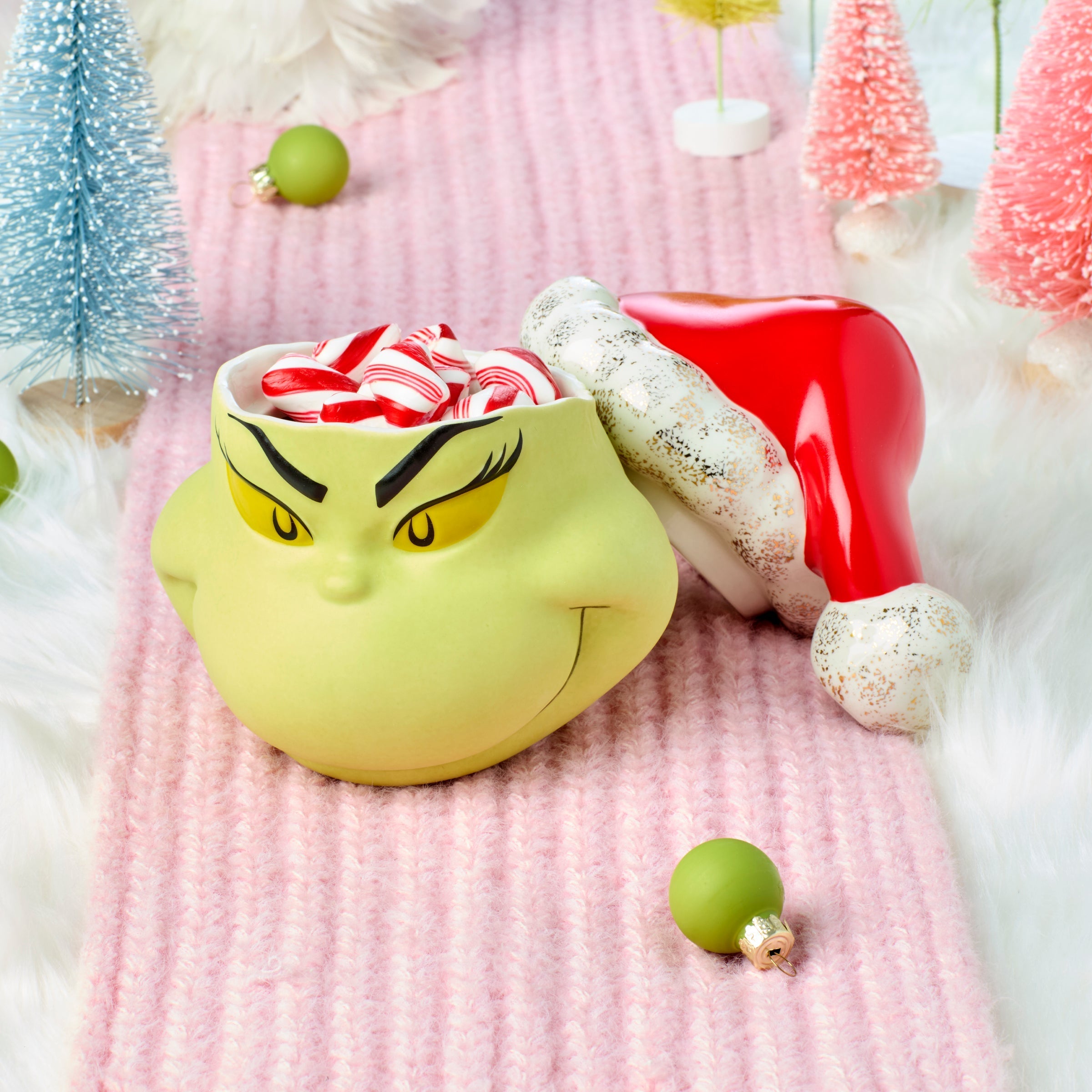 Lenox Everyday Flatware Merry Grinchmas Covered Candy Jar - Image 3