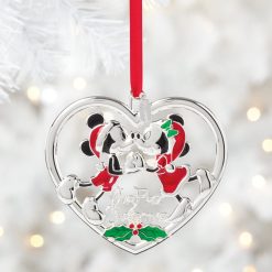 Alternative view of Lenox Everyday Flatware 2026 Our 1st Christmas Mickey & Minnie Mouse Metal Ornament
