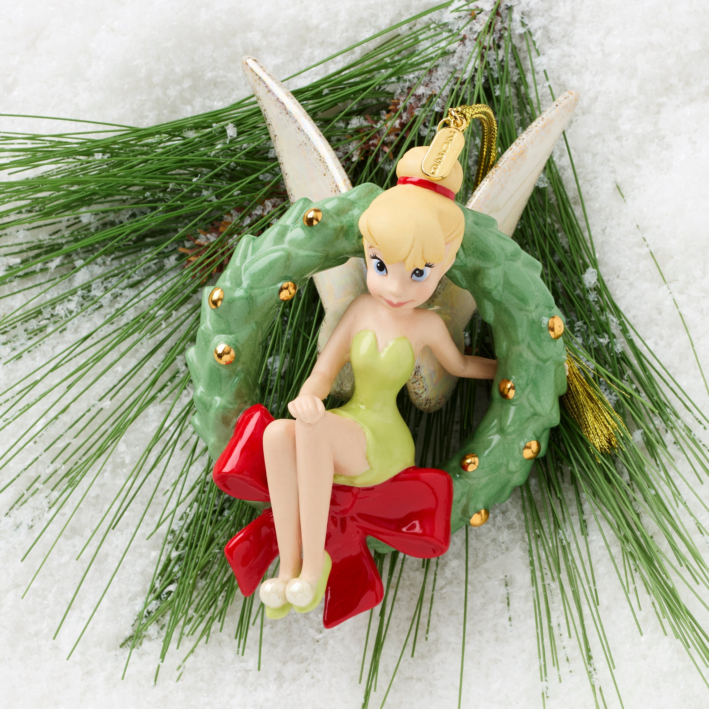 Lenox Everyday Flatware 2026 Tinker Bell with Wreath Ornament - Image 2
