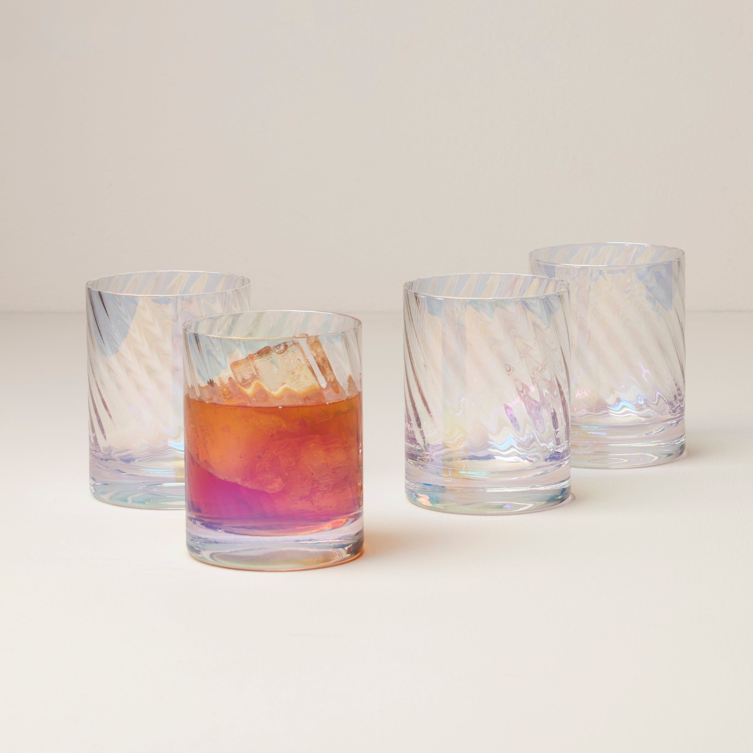 Lenox Everyday Flatware Tuscany Classics Iridescent Double Old Fashion Glasses, Set of 4 - Image 5
