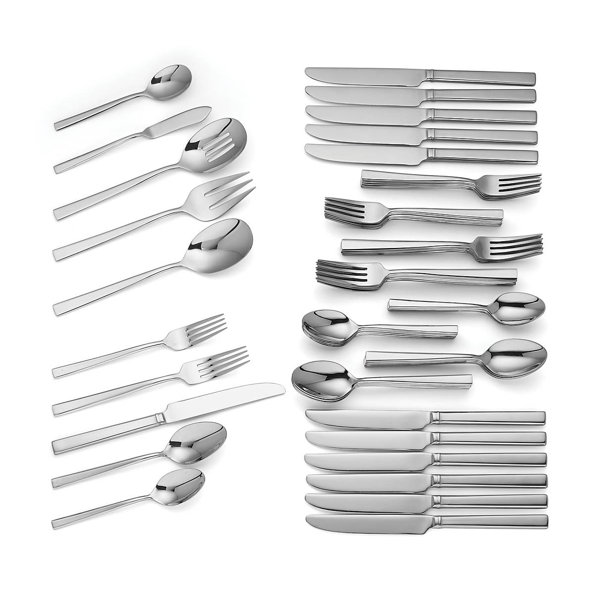 Lenox Everyday Flatware Cole 65-Piece Flatware Set - Image 2
