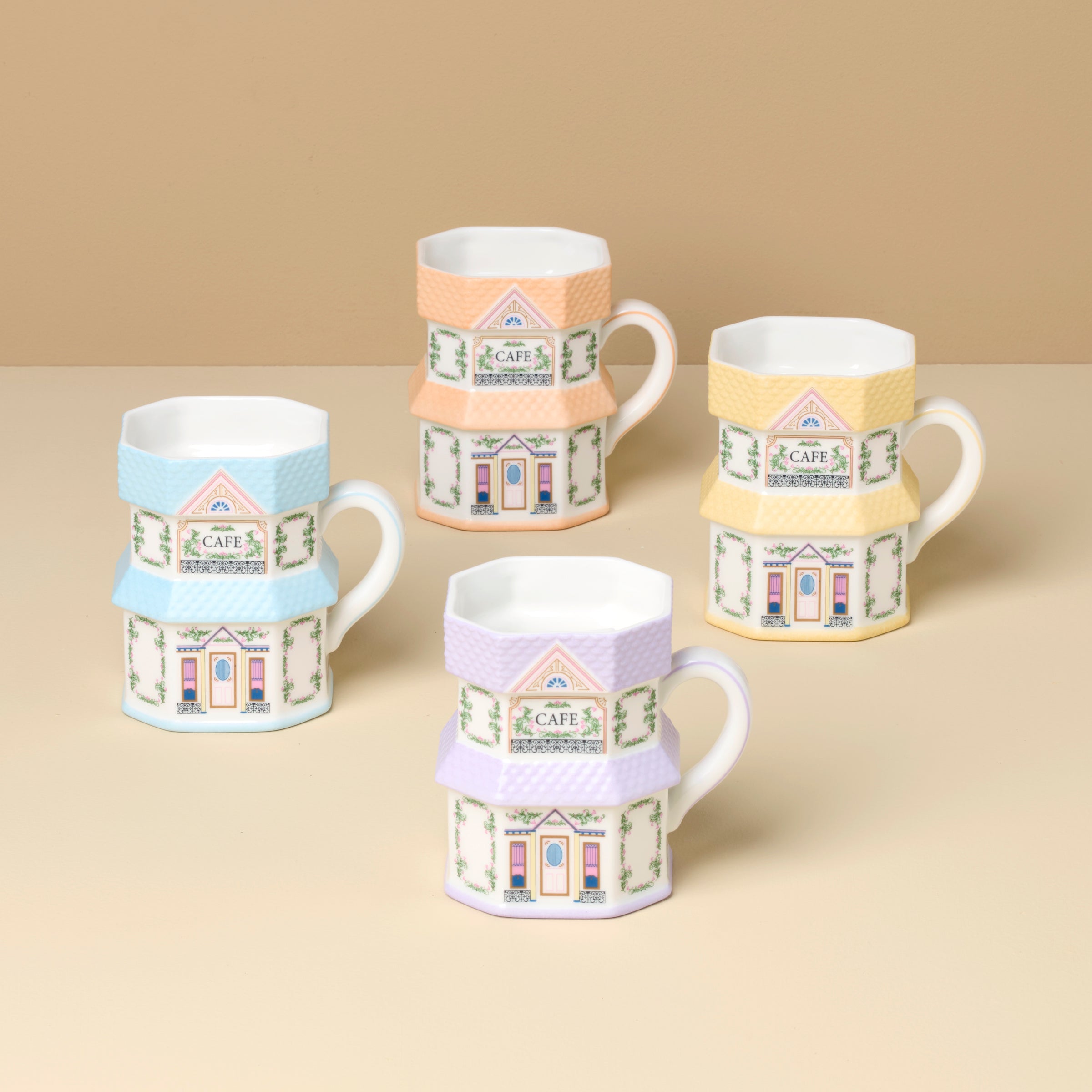 Lenox Everyday Flatware Lenox Spice Village Mugs, Set of 4