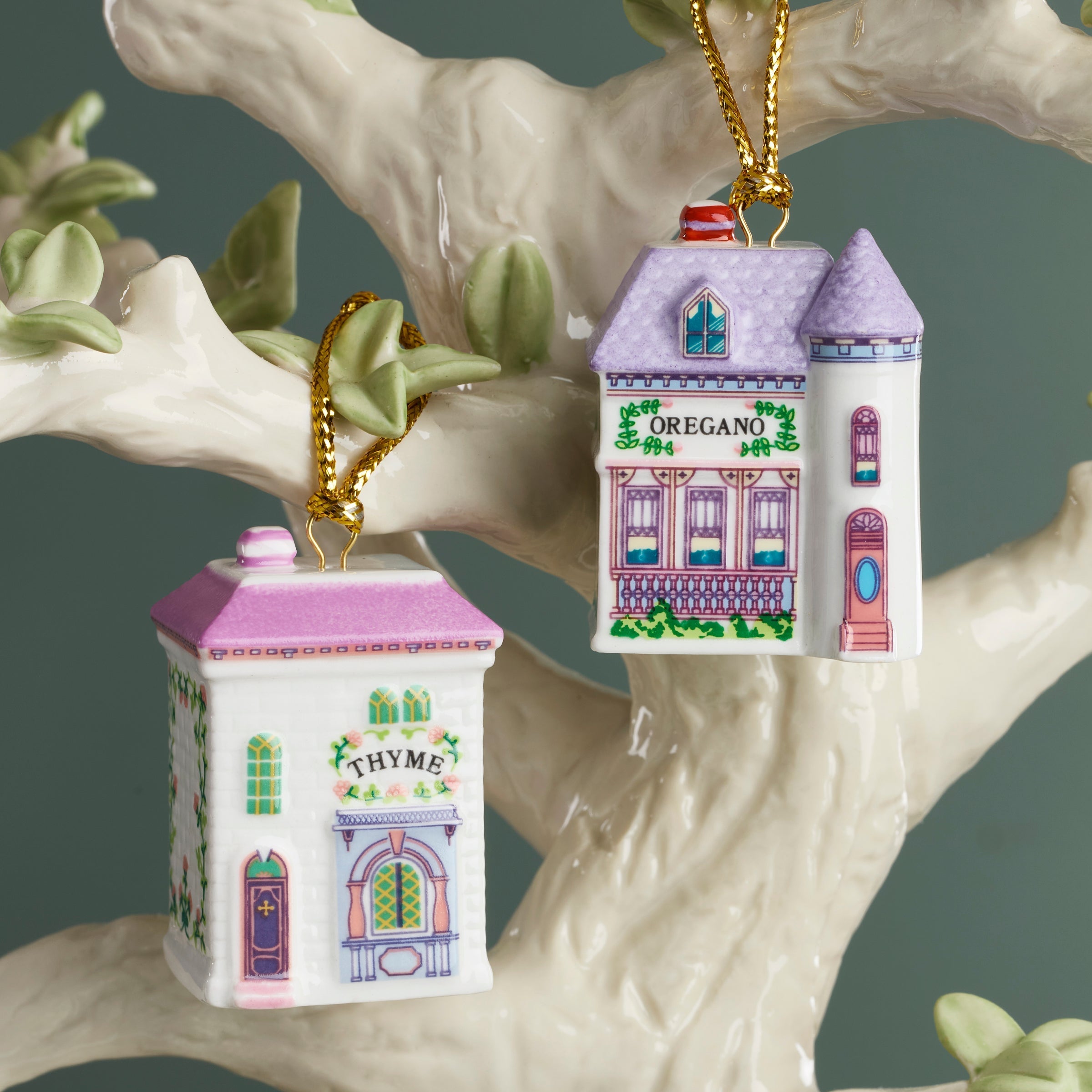 Lenox Everyday Flatware Lenox Spice Village 10-Piece Mini Ornament Set - Image 6