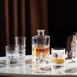 Alternative view of Lenox Everyday Flatware Hudson Crystal Double Old Fashion Glasses, Set of 4