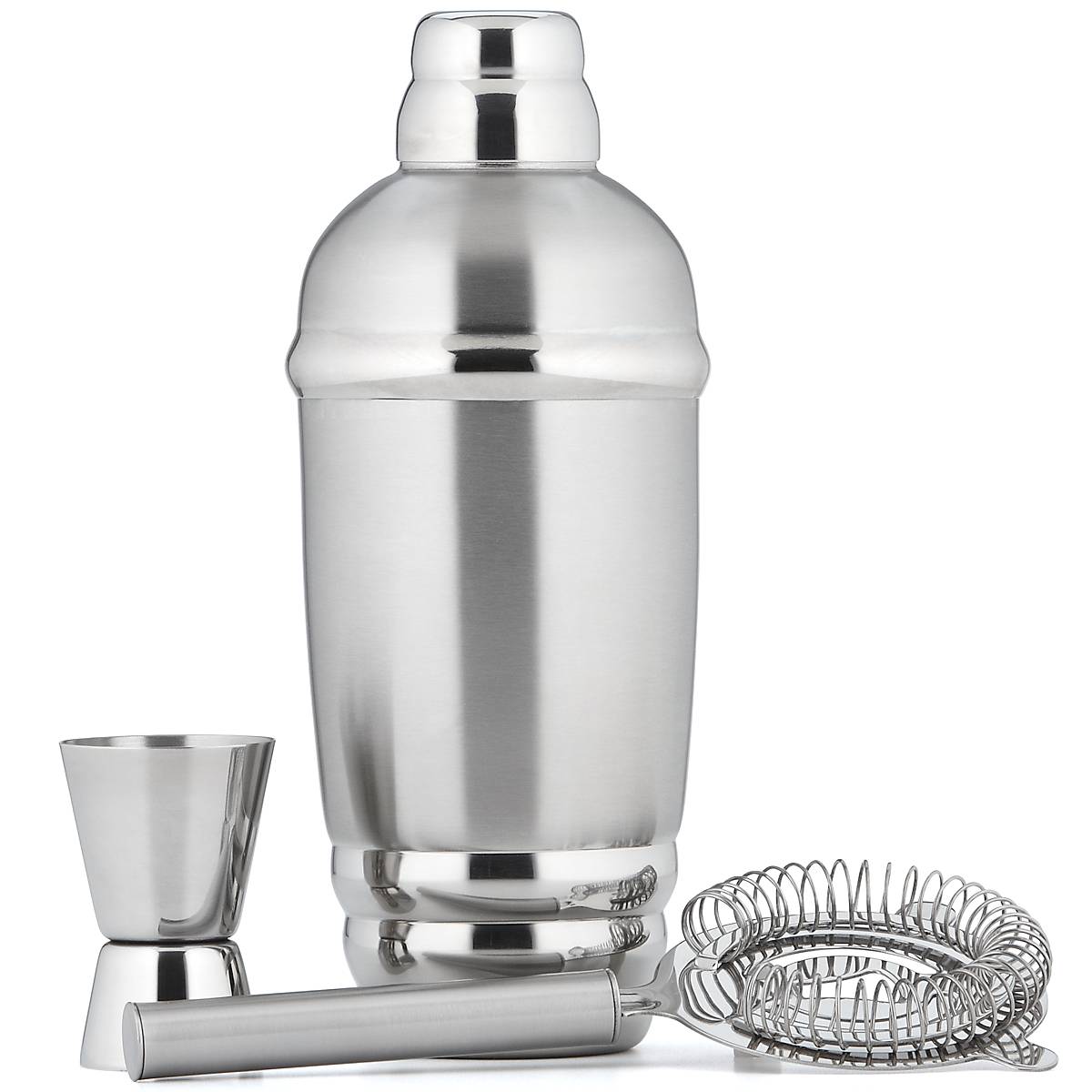 Lenox Everyday Flatware Tuscany Classics Stainless Steel Cocktail Shaker & Strainer Set - Image 2