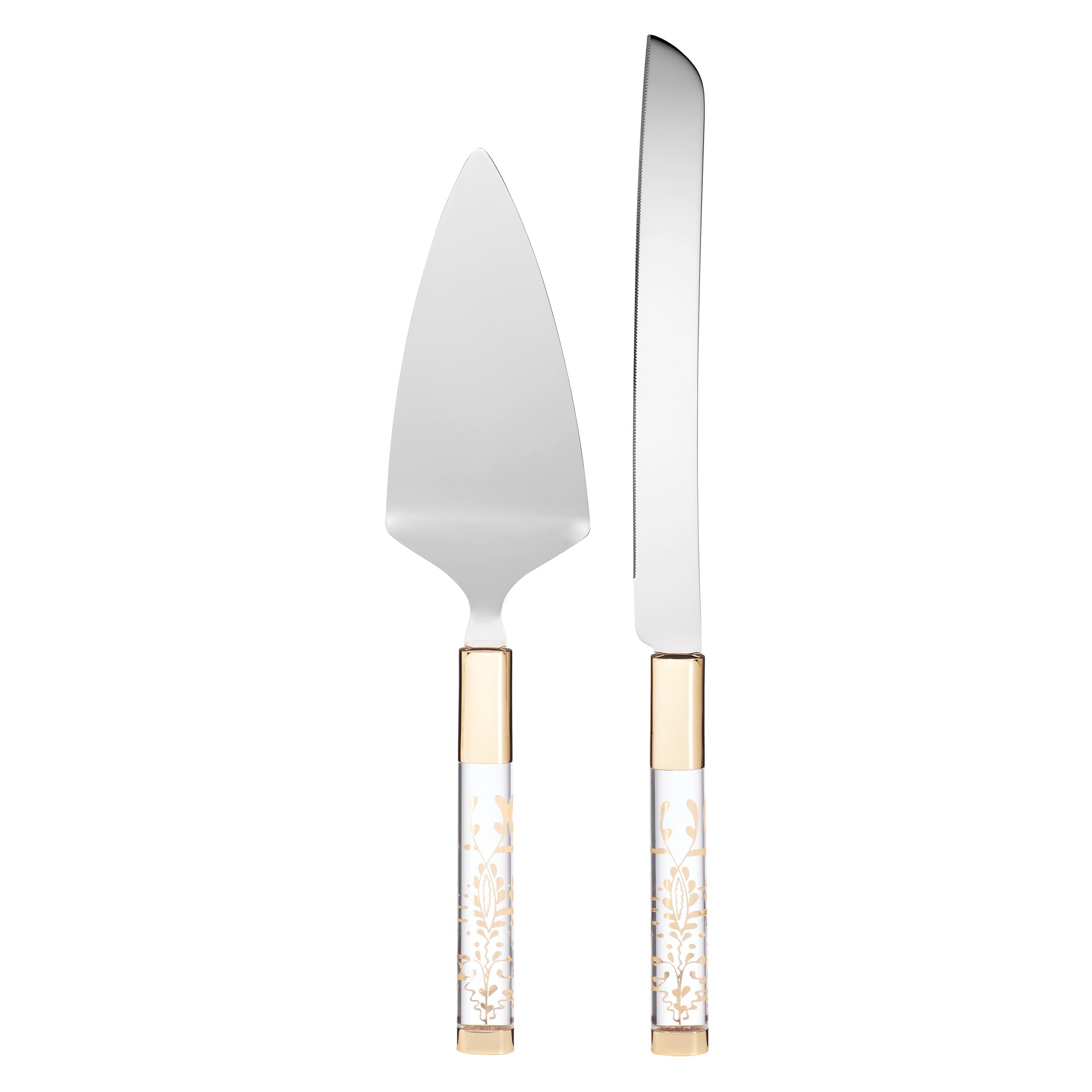 Lenox Everyday Flatware Opal Innocence 2-Piece Cake Knife & Server Set - Image 2