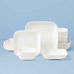 Lenox Everyday Flatware Studio 1414 Square 16-Piece Dinnerware Set