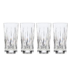 Lenox Everyday Flatware Soho Crystal Highball Glasses, Set of 4