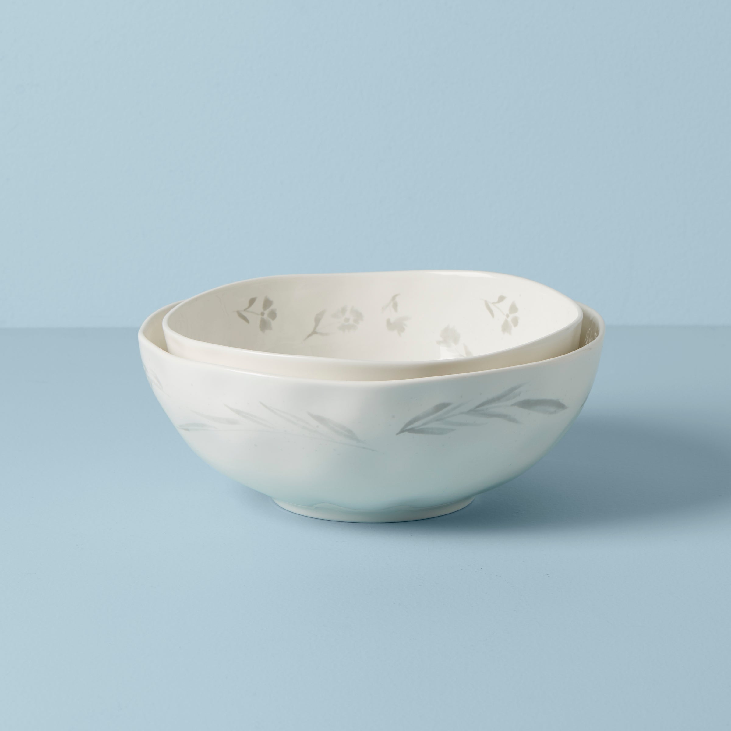 Lenox Everyday Flatware Oyster Bay 2-Piece Nesting Serving Bowls