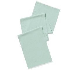 Alternative view of Lenox Everyday Flatware French Perle Ice Blue 14x70 Table Runner