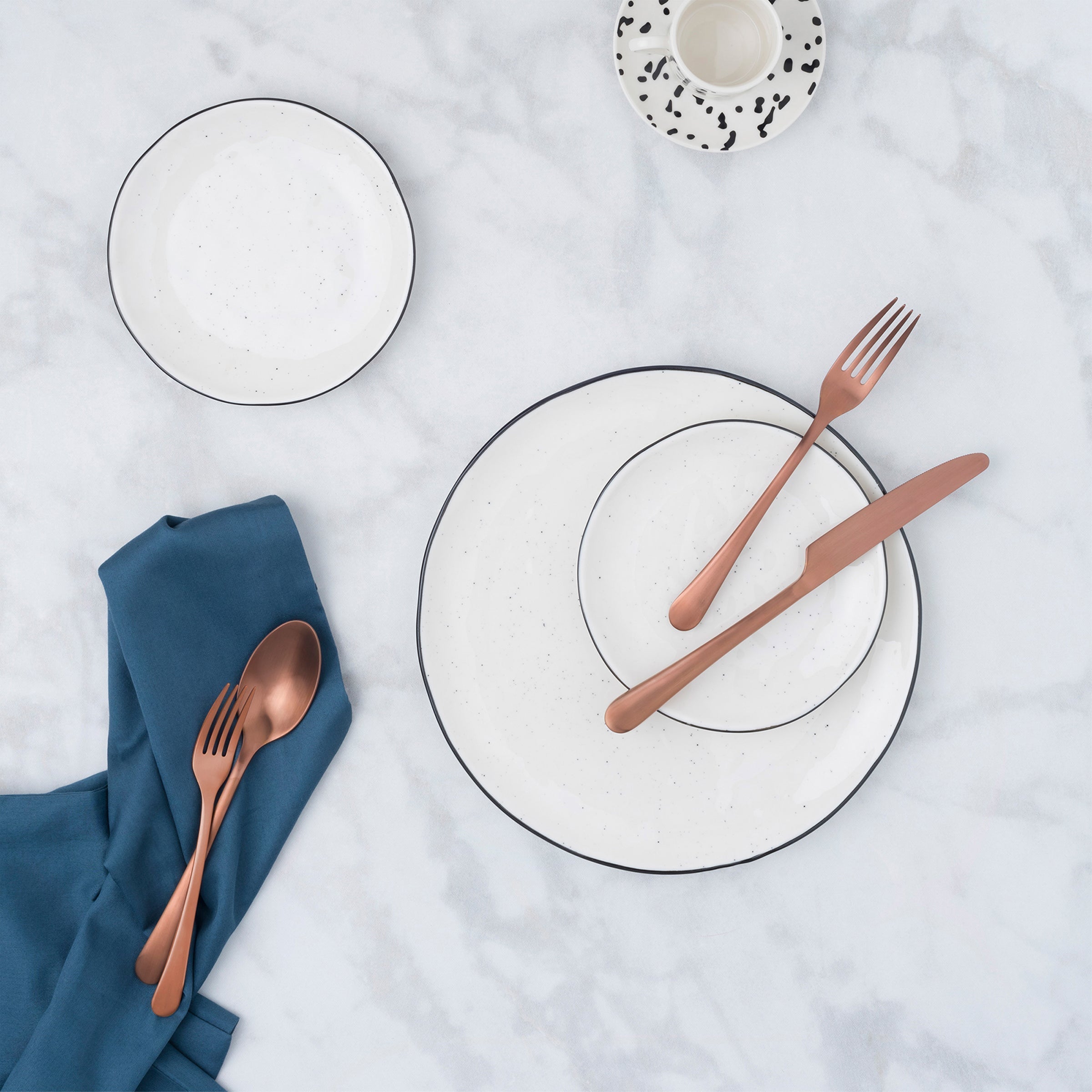 Lenox Everyday Flatware Mirabella Copper Titanium Satin 20-Piece Flatware Set - Image 4